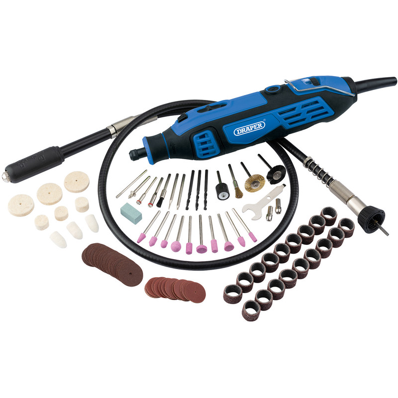 Draper 180W Rotary Multi Tool Kit (111 Piece)