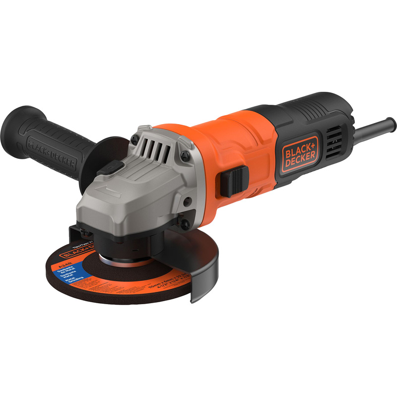 Black and Decker 710W 115mm Angle Grinder + 5 Discs